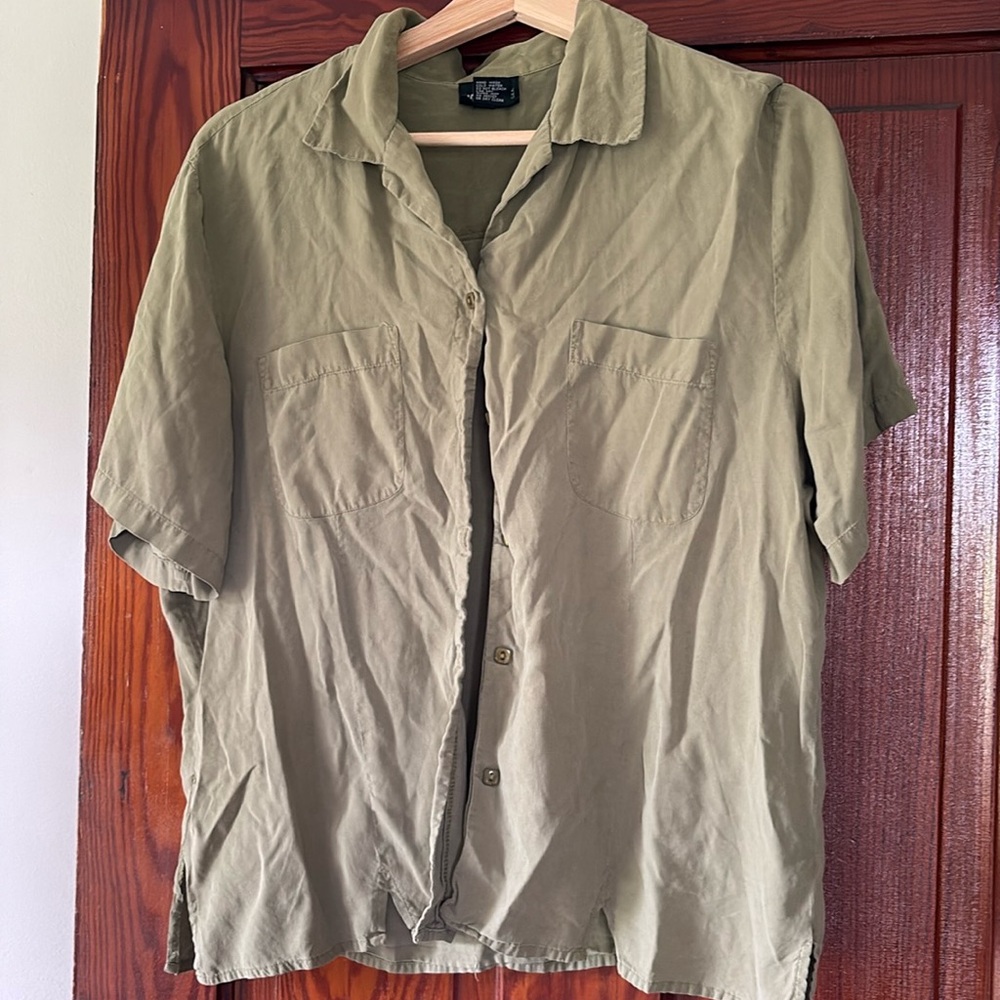 Vintage 100% silk Top XL